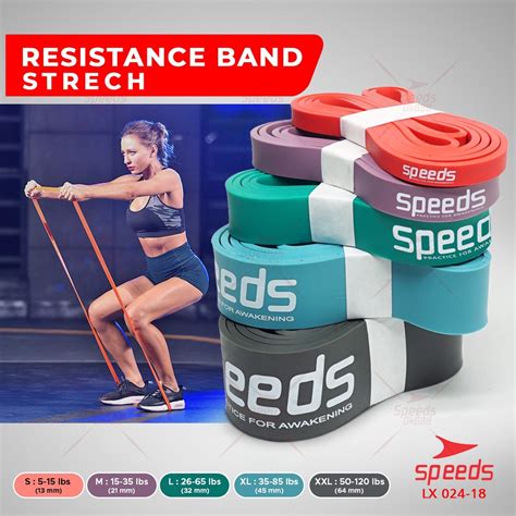 Jual SPEEDS Tali Fitness Loopbands Resistance Bands Tali Karet Elastis