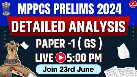 Mppcs Pre Detailed Paper Analysis Mppsc Pre Paper Analysis