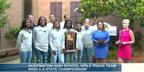 Huntington Track Team Wins State Championship Sets Records