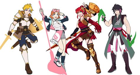 Rwby Keith Montalbo Team Jnpr Vacuo Outfits Rfortheloveofrwby