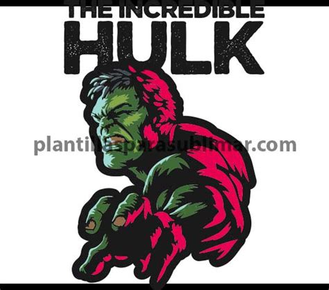 Hulk Super Heroes Vector Plantillas Para Sublimar