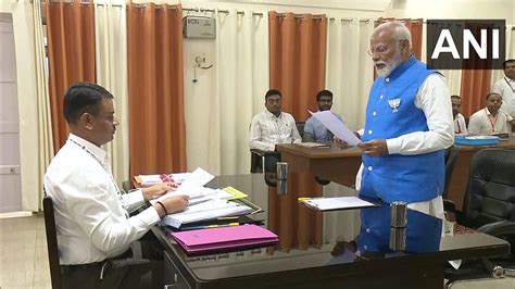 Lok Sabha Elections 2024 Pm Modi Files Nomination From Varanasi Seat