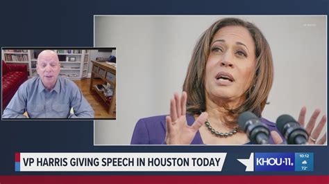 Kamala Harris In Houston Breaking Down The Impact Of The Vice