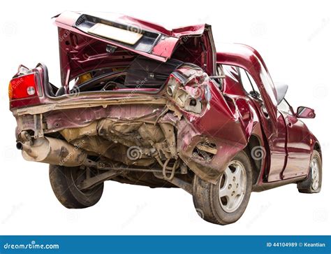 Buttocks Red Car Accident Stock Image Image Of Danger