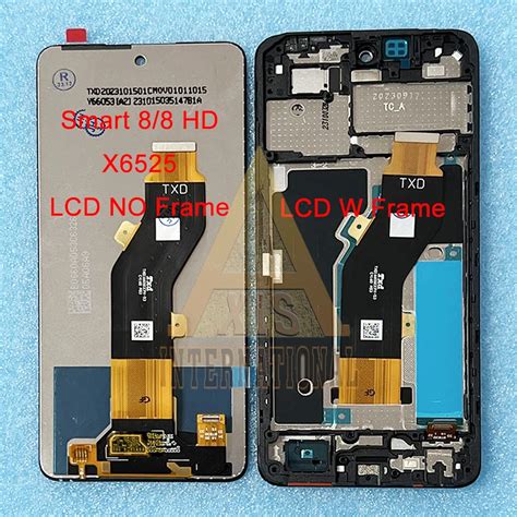 For Infinix Smart 8 Hd X6525 Lcd Smart 8 Lcd Frame Touch Panel For