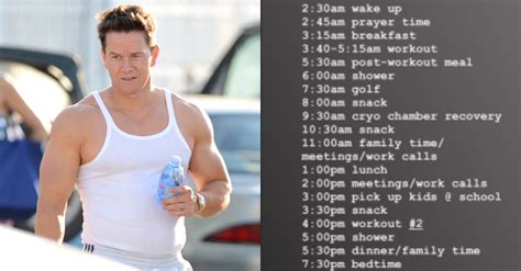 Mark Wahlberg Reveals His Insane Daily Workout And Meal Schedule Maxim