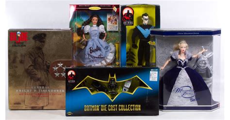 Lot 411 Barbie Gi Joe And Batman Doll Assortment Leonard Auction