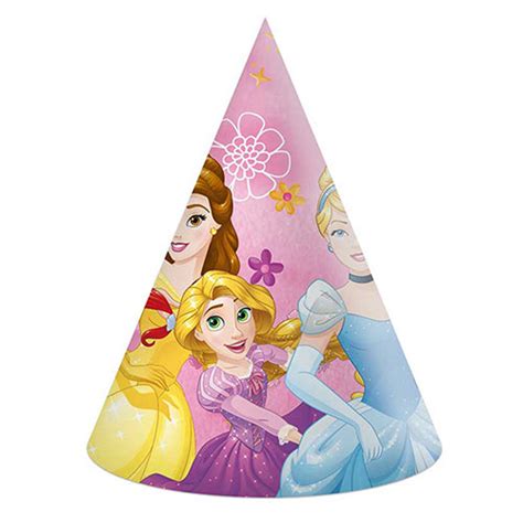 Disney Princess Live Your Story Party Hats Pack Of Partyrama