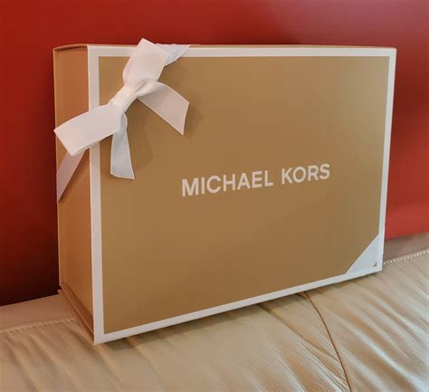 Michael Kors Empty Gift Box W White Bow Ribbon Choose Xs S M L Ebay