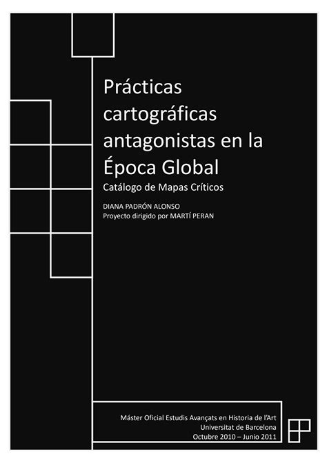 Solution Practicas Cartograficas Antagonistas En La Epoca Global