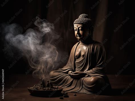 Burning Aromatic Incense Sticks Incense For Praying Buddha Zen