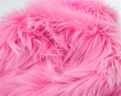 Pink Faux Fur Fabric Craft Squares Pink Fur Fabric Pink Faux | Etsy