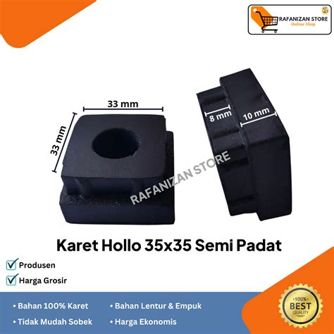 Jual Karet Kaki Hollow X Lubang Kaki Meja Rak Kursi Besi Hollow