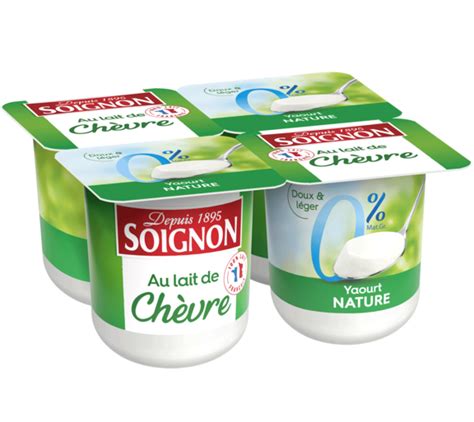 Yaourt Nature Au Lait De Ch Vre Yaourts Soignon