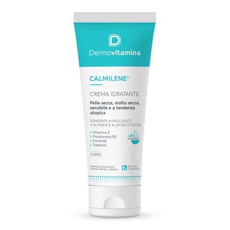 Dermovitamina Calmilene Crema Idratante Pelle Secca E Sensibile 250 Ml