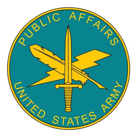 Us Army Public Affairs Branch Plaque Full Color Decal