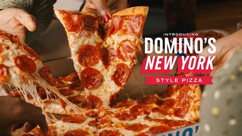 Introducing Dominos New York Style Pizza Pizza Today