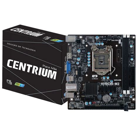 Placa Mae Centrium Intel 1151 C2018 H310CH5 M2 DDR4 ChipByte Informática