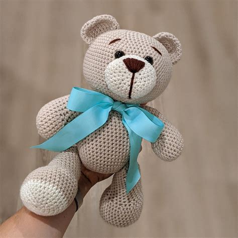 Classic Teddy Bear Crochet Pattern — Knit Paint Sew