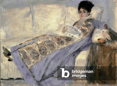 Image Of Portrait Of Madame Monet Born Camille Doncieux Reading The