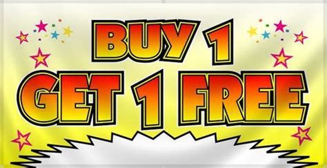 Coupon Buy One Get One Free Sign Kids Boutique Clothing Buy One Get One