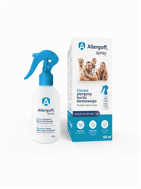 Allergoff spray neutralizator alergenów kurzu domowego 100ml ICB Pharma