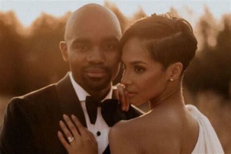 Musa Mthombeni And Liesl Laurie Celebrate 34 Months Of Marriage