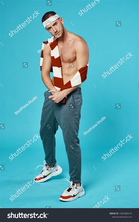 Sexy Man Naked Torso Sweater On Stock Photo 1484086610 Shutterstock