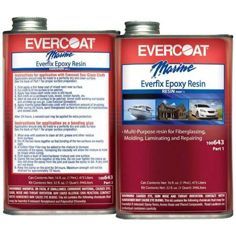 Evercoat Everfix Epoxy Resin 100643 Defender Marine