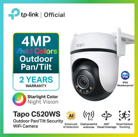 TP Link Tapo C500 Full HD1080p C510W C520WS Outdoor Pan Tilt