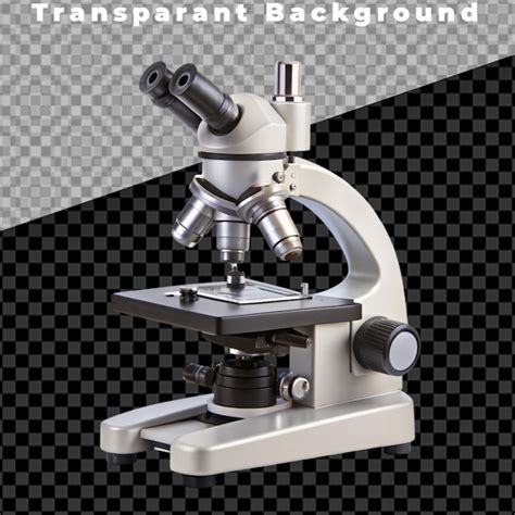 Premium Psd Microscope Isolated On Transparent Background