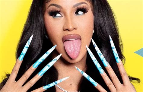 Cardi B Debuted One Of Her Longest Nail Looks Ever For Her 28th Birthday