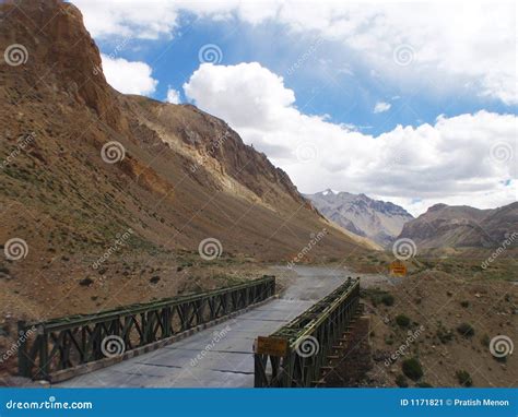 The Bridge To Nowhere A Surreal And Mysterious Landscape Stock Image