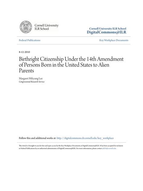 Birthright Citizenship 14thamendment | Fourteenth Amendment To The United States Constitution ...