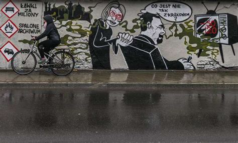 Krakow S Newest Mural With Caricature Of Major Majchrowski KRAKOW