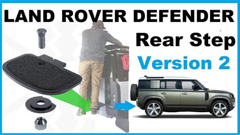 Land Rover Defender L663 Rear Recovery Tow Loop Step Version 2 Youtube