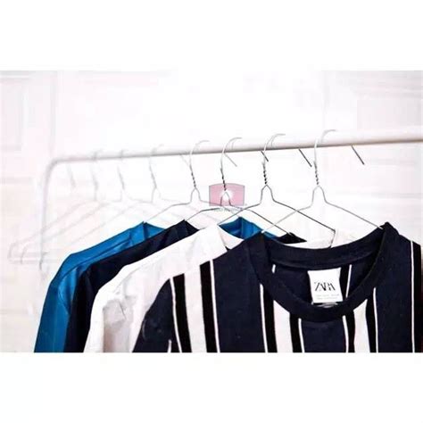 Hanger Kawat Stainless Gantungan Baju Isi Pcs Lazada Indonesia