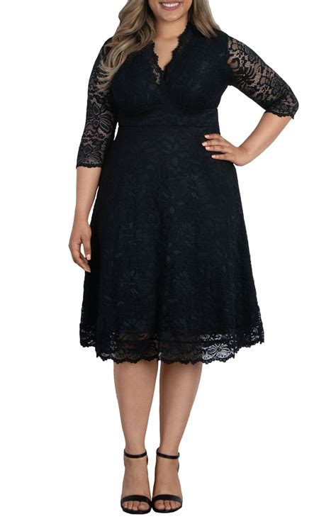 Mademoiselle Lace Cocktail Dress Plus Dressbarn