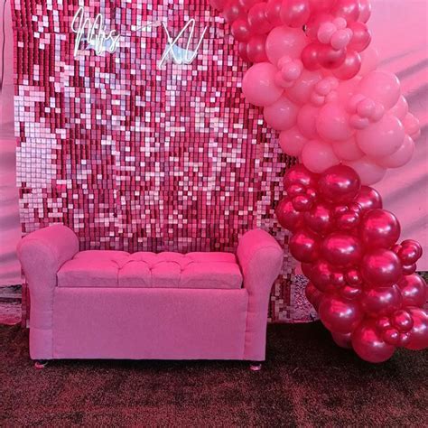 Lofaris Shimmer Sequin Wall Panels Favor Photo Booth For Wedding