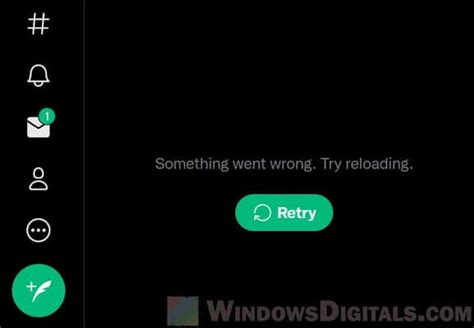 Twitter Something Went Wrong Try Reloading On Chrome