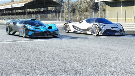 Bugatti Bolide Vs Devel Sixteen At Monza Full Course Youtube