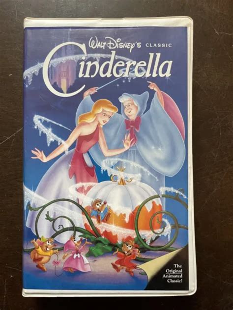 Cinderella Walt Disney Vhs Black Diamond The Classics Movie