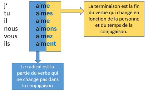 Le Radical Et La Terminaison