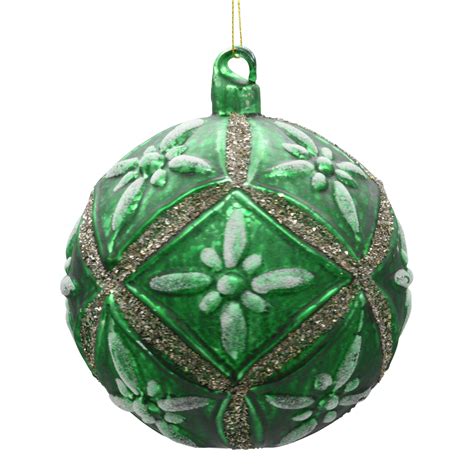 Sets Of 2 12cm Or 6 10 Cm The Bold Bauble Green Christmas Colors Christmas Baubles