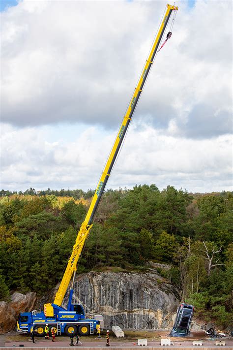 Watch Volvo Drop A Car From 30 Meters In The Most Extreme Crash Test Ever