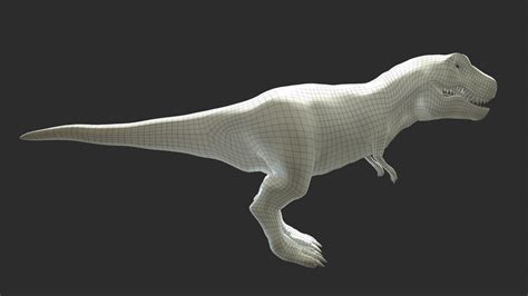 Tyrannosaurus Rex Free Vr Ar Low Poly 3d Model Rigged Cgtrader