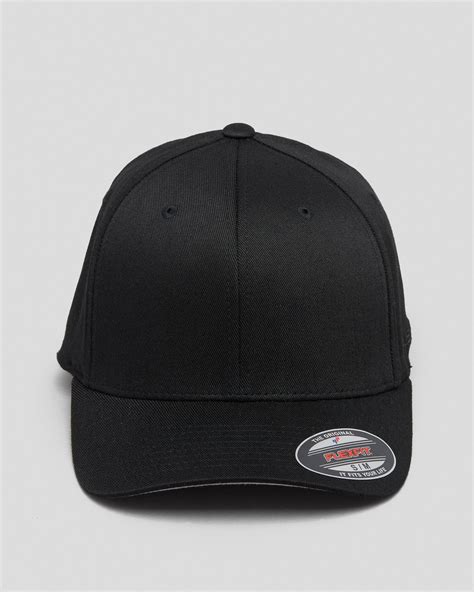 Shop Flexfit Perma Curve Cap In Black Fast Shipping And Easy Returns