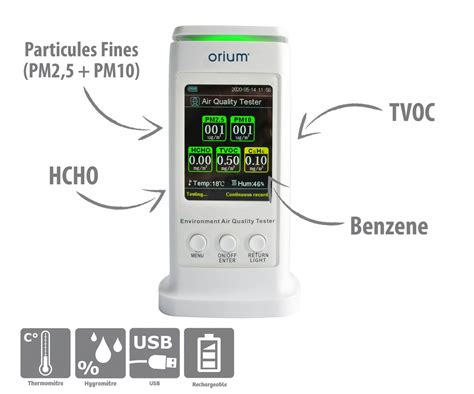 Mesureur de qualité de l air intérieur quaelis 40