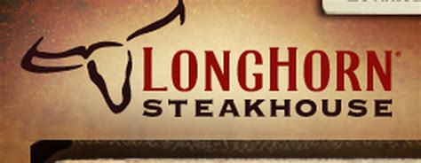 Longhorn Steakhouse 4 Off Two Adult Entrees