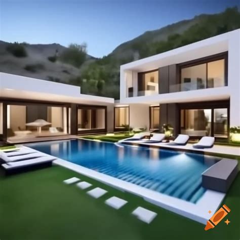 Futuristic Villa Design Featuring Asymmetrical Lines And Diverse